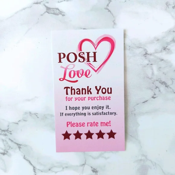 200 Thank You Cards insert business card - Picture 14 of 16